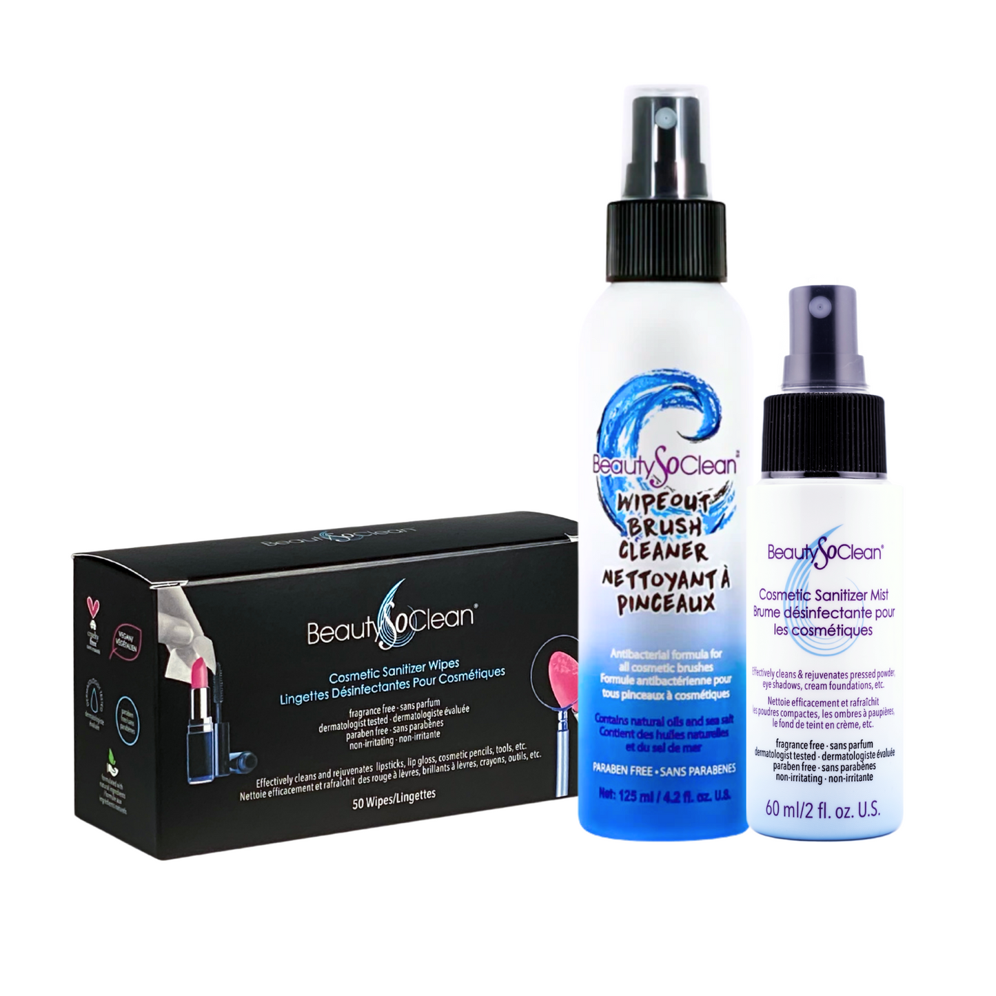 Wipeout Brush Cleaner 3 Piece Bundle